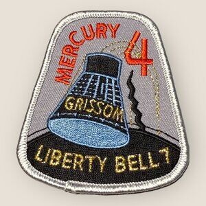 Mercury 4 Liberty Bell 7 Patch Embroidered NASA Space Mission Collectible